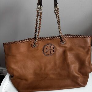 Brown Leather Tote Bag